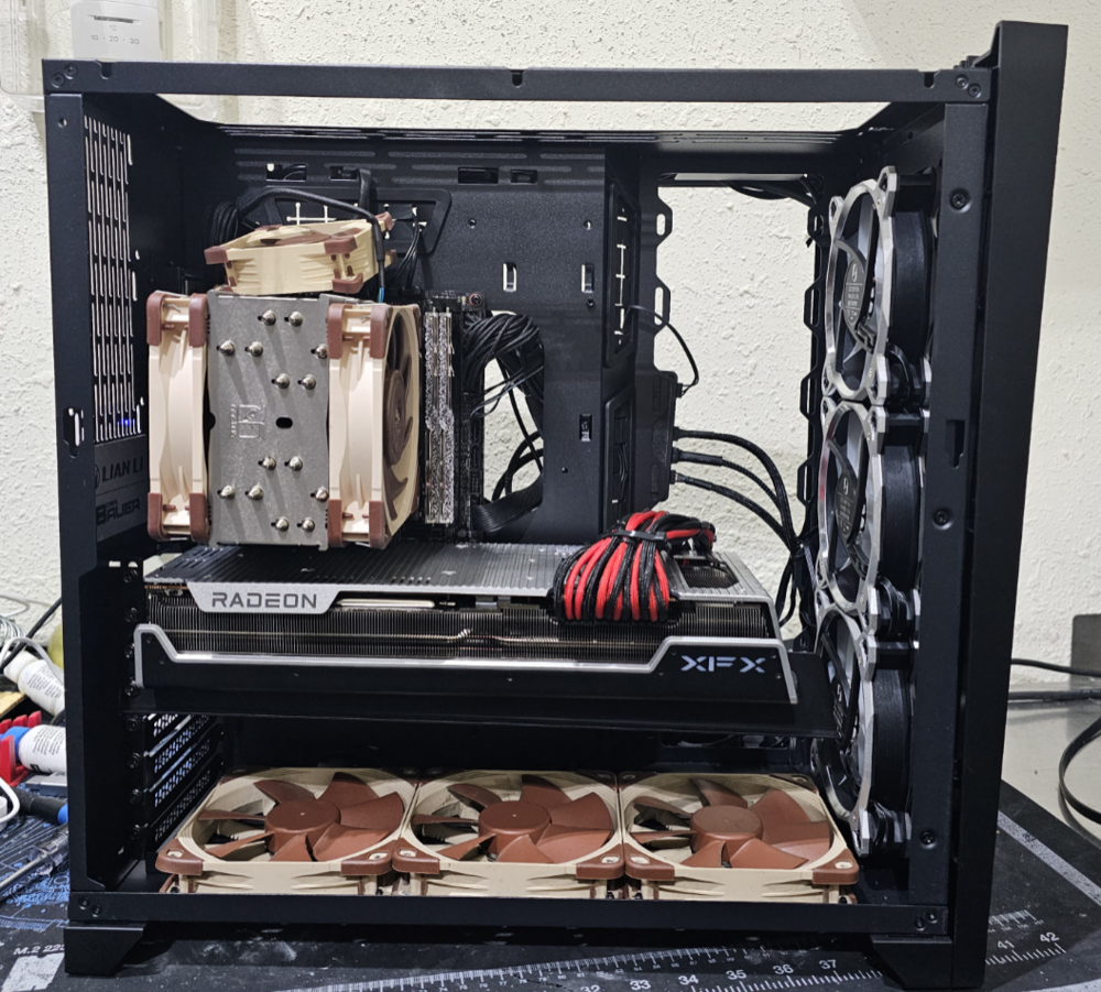 May need to bring it down to 40mm to fit at base of Heatpipes.