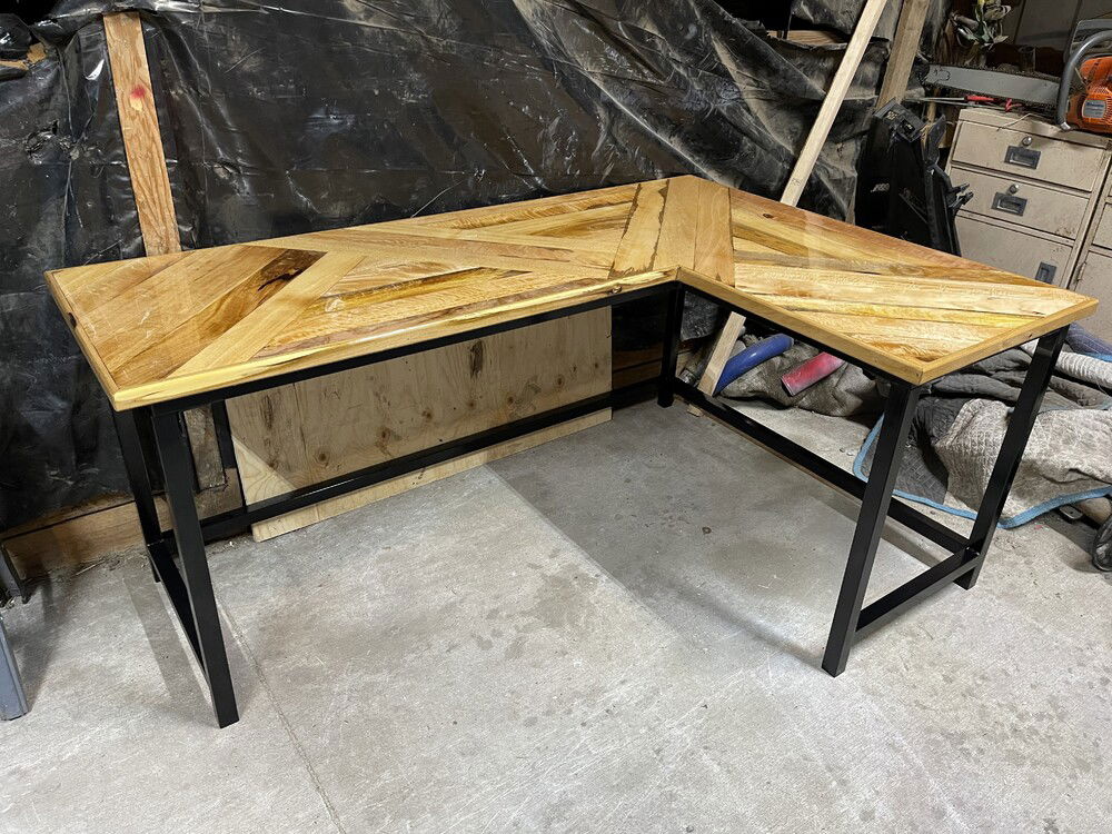 Completed Desk on its own