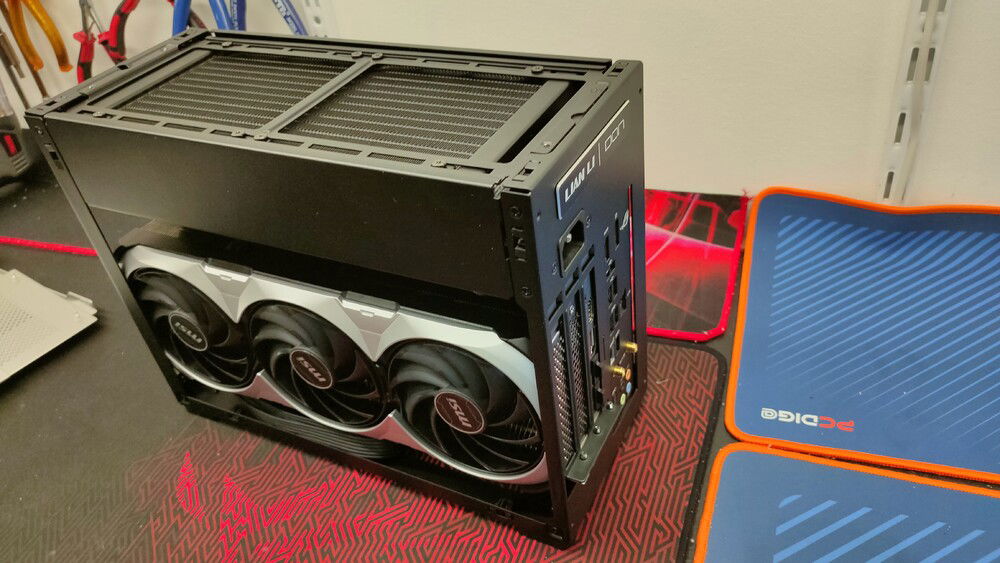 Side view after building, GPU side