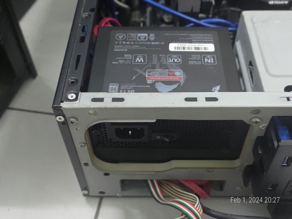 Mounted with just two screws.