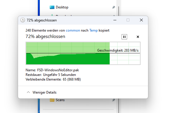 Copy Files via SMB from my PC to the  Homeserver