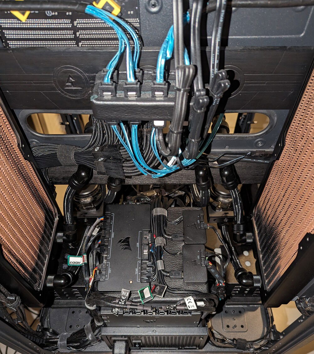 Corsair, Corsair, Corsair. I dislike having multiple control software on my system so everything is controlled with iCue with the only exception being MSI Afterburner for OSD