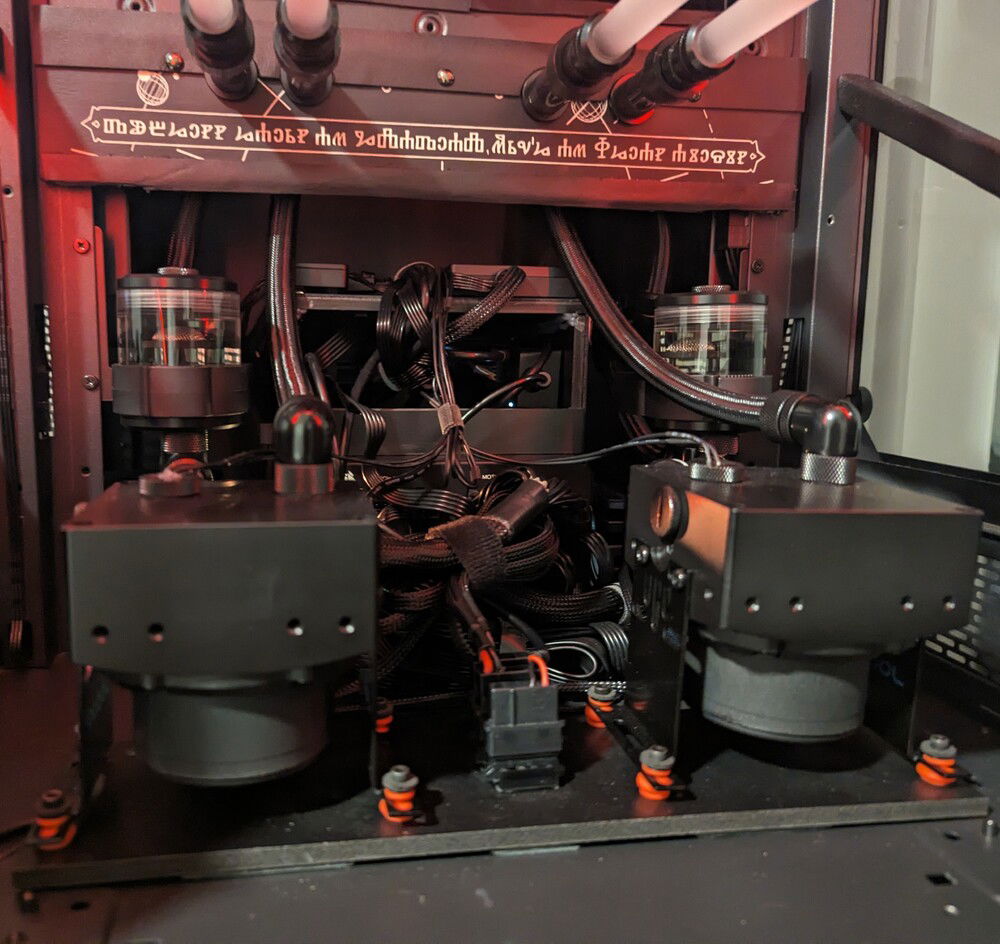 Pumps and reservoirs