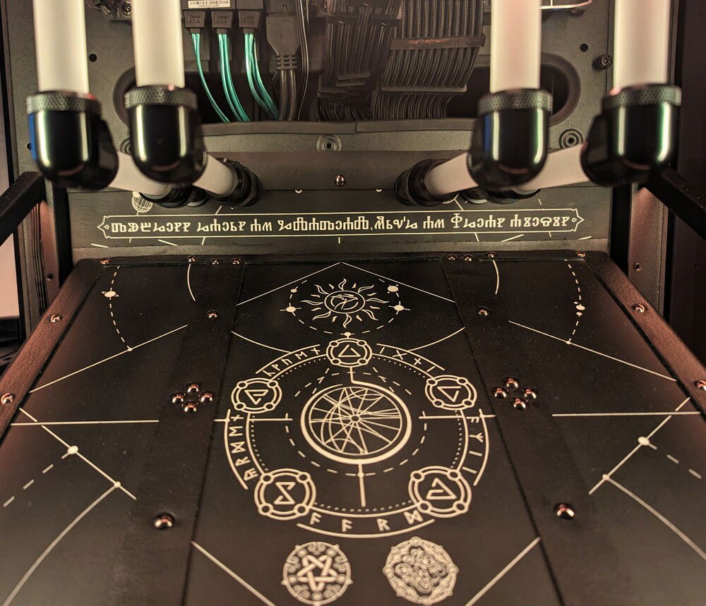 All the custom engravings with tidbids from the Witcher universe