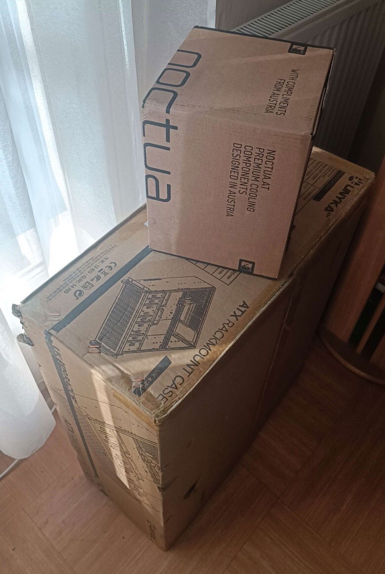 Apr 8th, received the case and cooler !