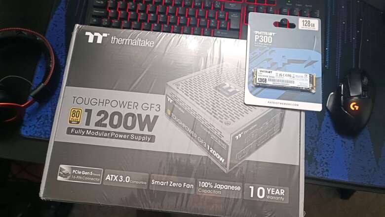 Apr 7th, received PSU and NVMe !