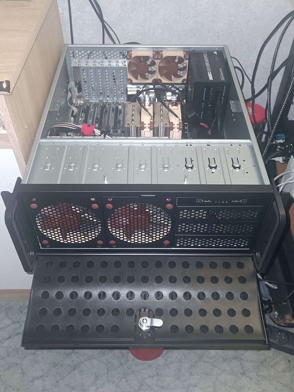 Cleared some space for a first boot and expecting to have to do some troubleshooting...