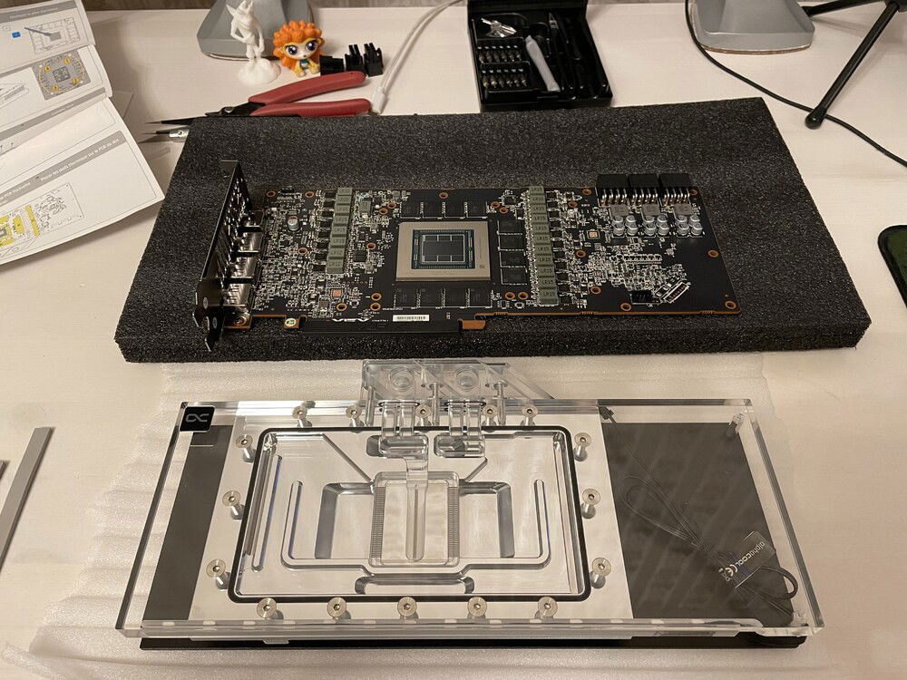 Time to put on the waterblock.