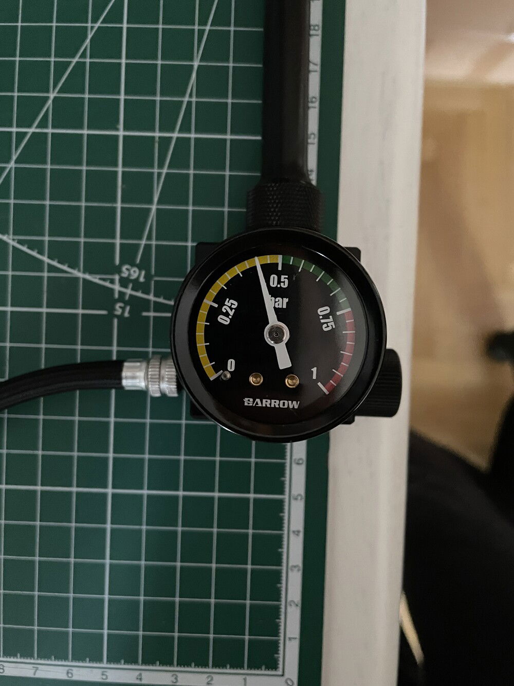 Testing the pressure (1).