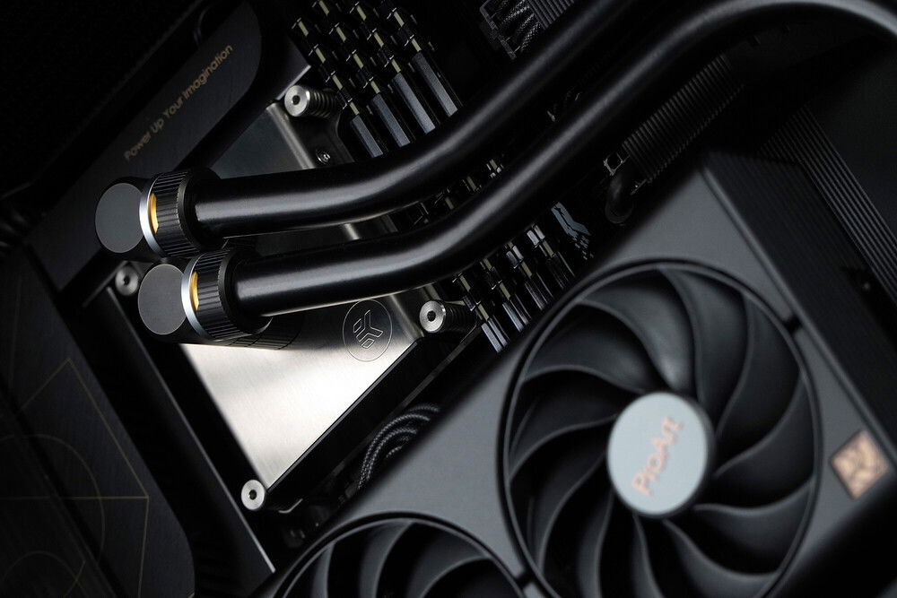 Asus CREATOR build by neSSa is finished, thank you partners and all of you who support my work. Enjoy in the final photos and video:
https://youtu.be/5qhL6rq7WsA?si=QbGSR9eH7sgEQQPG
https://youtu.be/5qhL6rq7WsA?si=QbGSR9eH7sgEQQPG
Hardware:
Asus ProArt PA602 Case
Asus ProArt Z790 Creator WiFi Motherboard
Asus ProArt RTX 4070 Graphics card
Asus TUF 1200w Power supply
Intel I9 14900KS
Patriot Signature Premium DDR5 4x24Gb 5600Mhz
Patriot VP4300 M2 4Tb
EK-Pro CPU WB 1700 CPU block
EK-Pro Pump Reservoir Manifold X3 D5
EK-Quantum Surface P360 - Black Edition
EK-Quantum Impulse 120 D-RGB
etc...