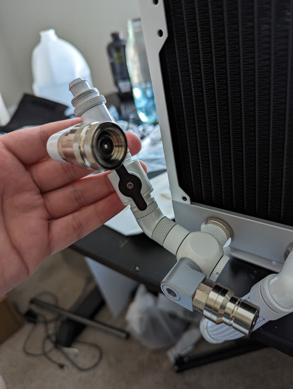 the mora connection with QD fittings and the ability to run the build without the mora