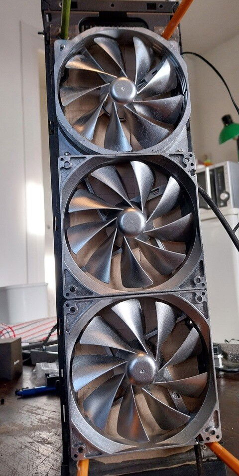 cardboard template for fan holes 1