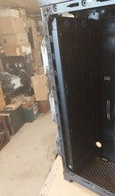 radiator and fans screwed on