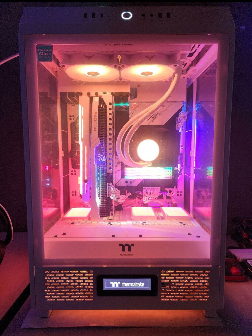 Shot of the first boot. Looks amazing, and I forgot to take off the glass plastic.