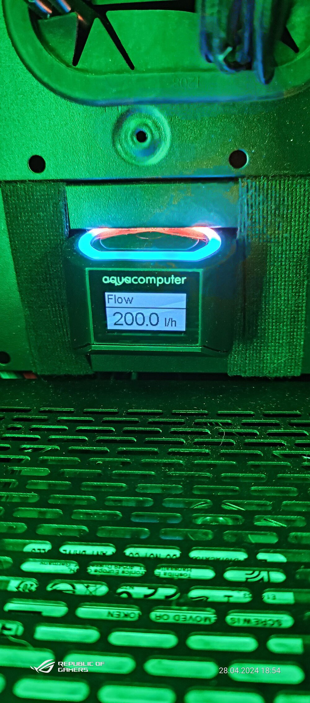 Actuall fully load with 1 Pump.
in a few time it will come an picture of flow with 2 pumps