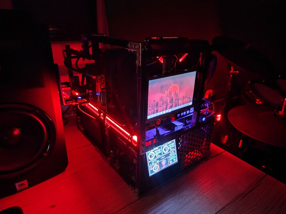 The front + i/o side