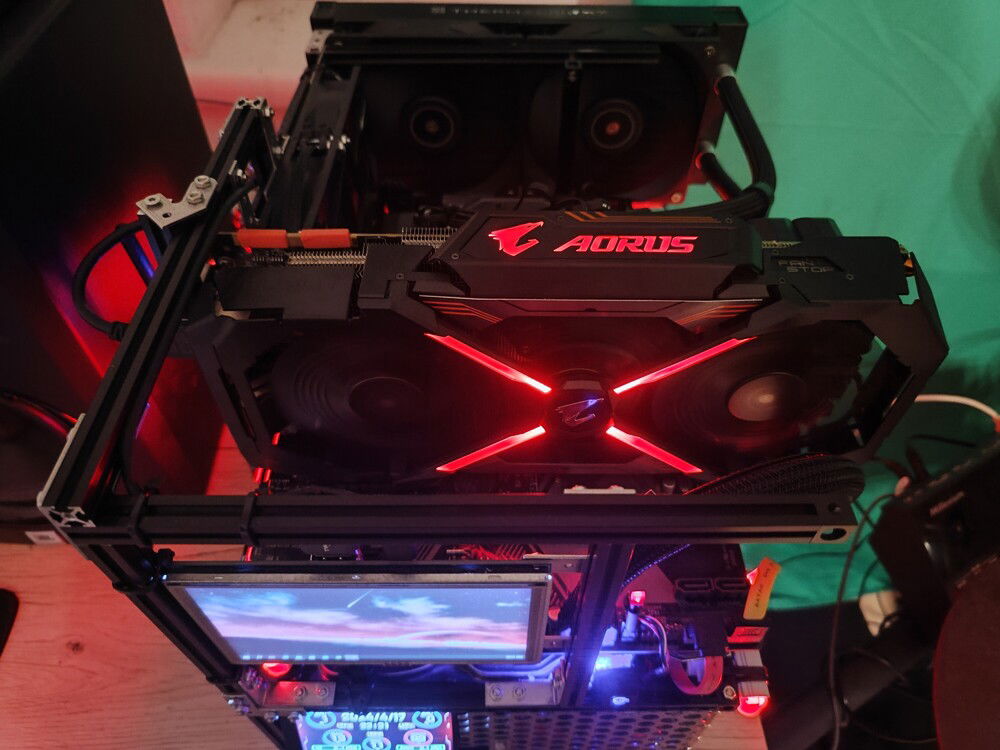 Rad mounted to the rear