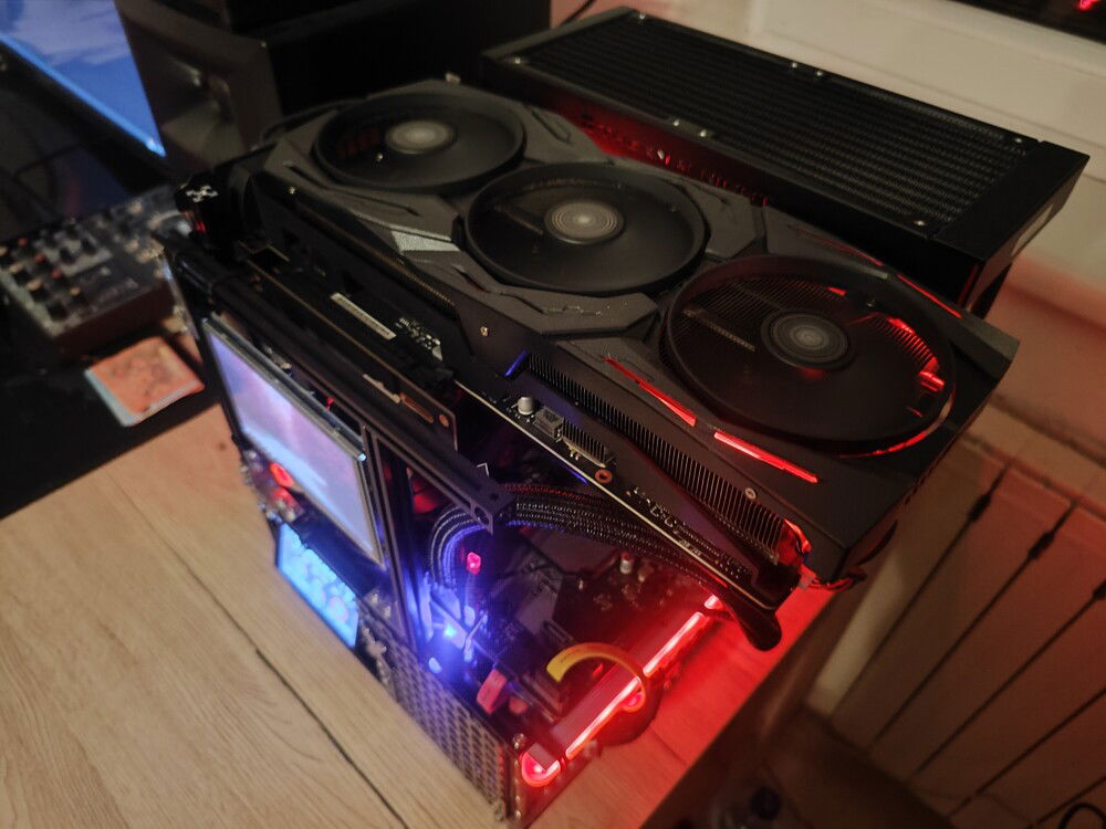 Yes, its a huge gpu, i will move it once i figure out where