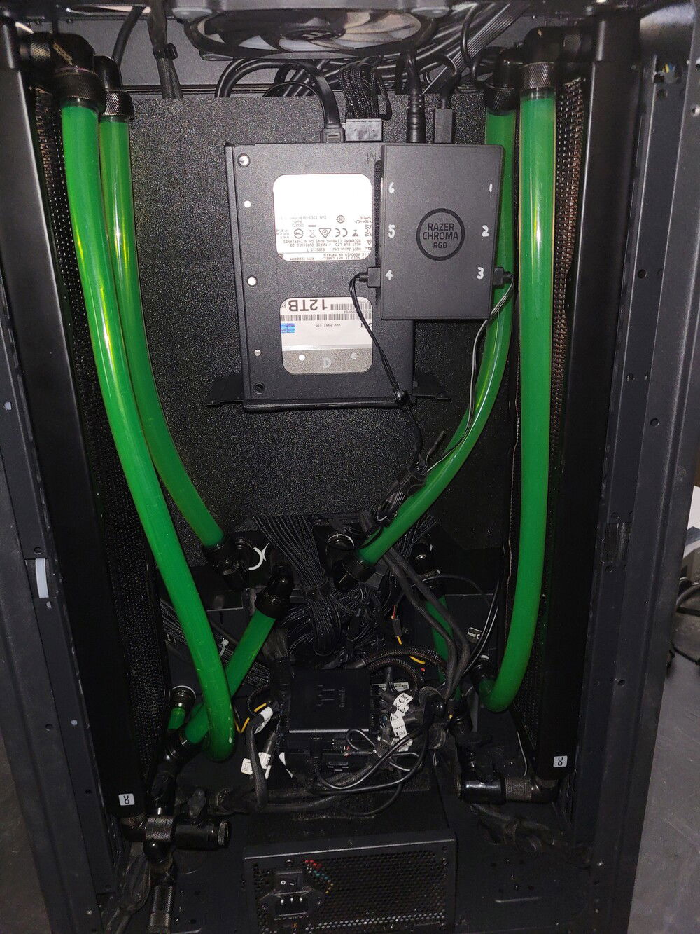 Internal backside of the pc