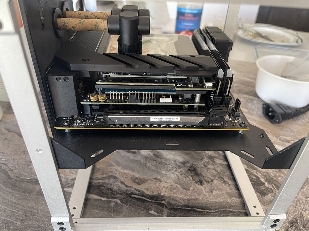 Another angle of the clearances