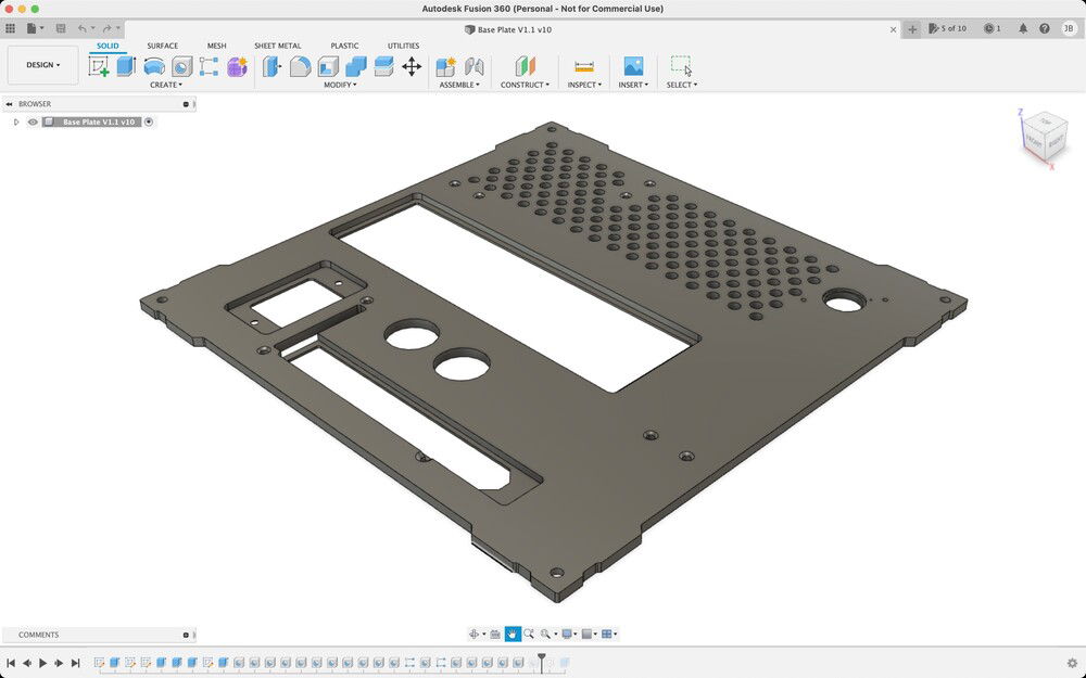 Fusion 360 3D view