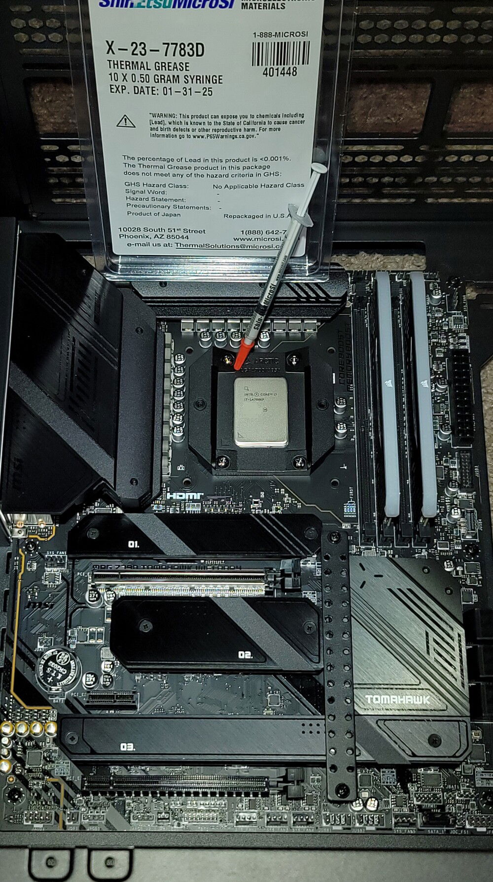 Thermal compound (build photo)