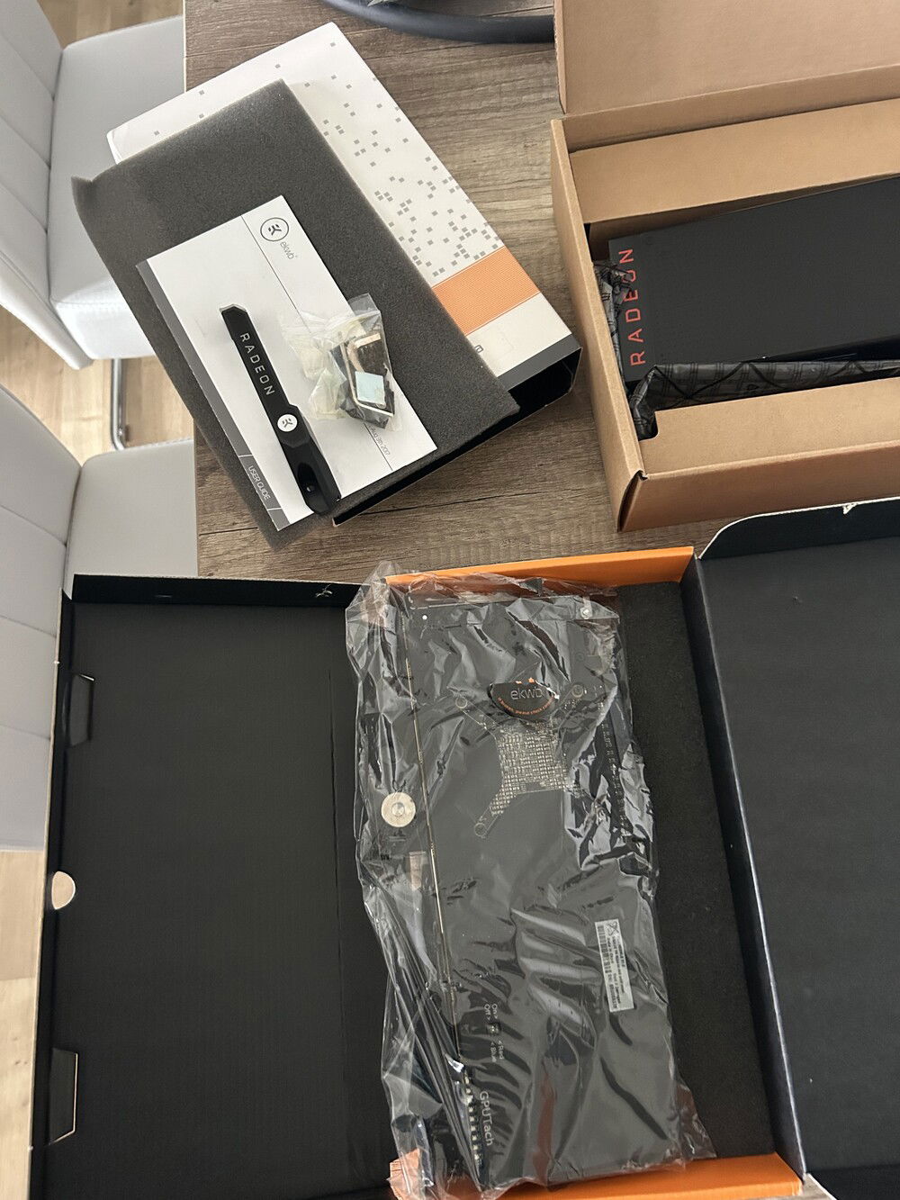 The Package arrived …