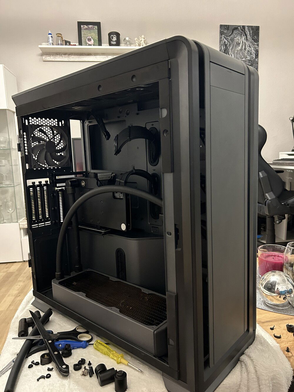 Like how it looks so far
Clean and black will continue finishing my build