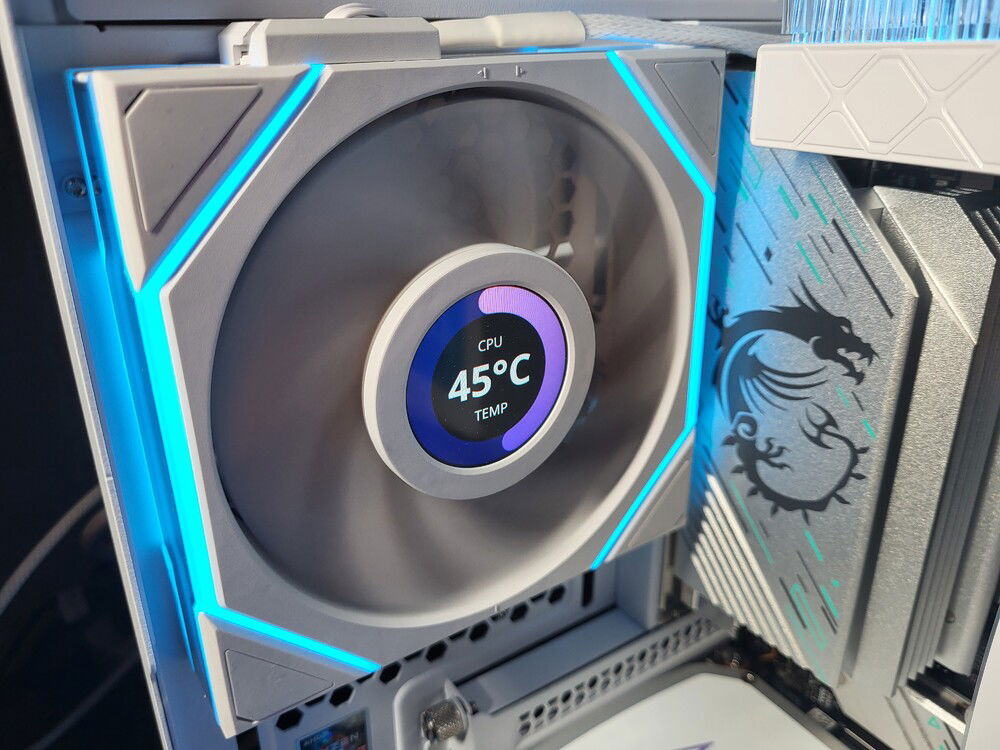 LCD fan