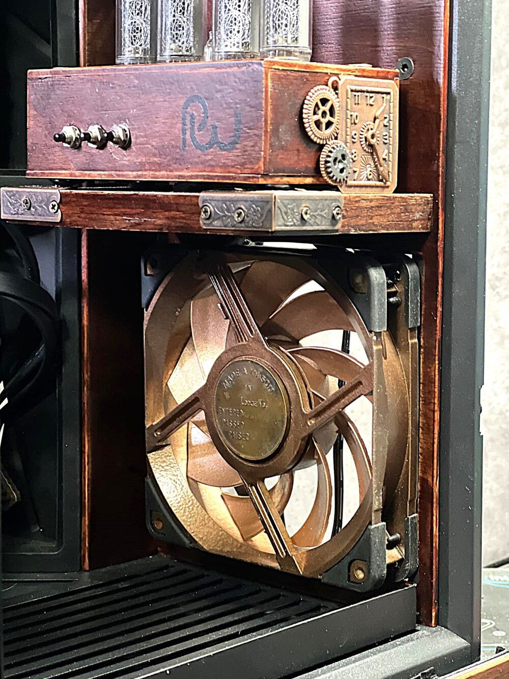 Noctua once chided me on Twitter for painting their fans. I know it's not recommended, but it sure looks great.