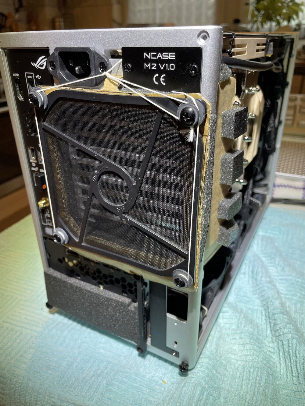 rear-intake: prototype dust-filters