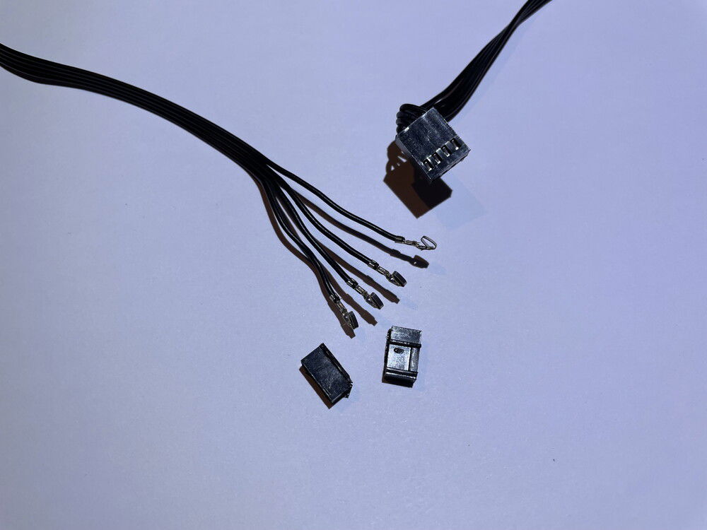 making angled fan connectors...