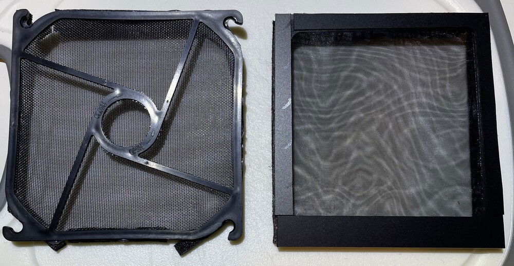 rear intake dustfilter MK-I and MK-II front side