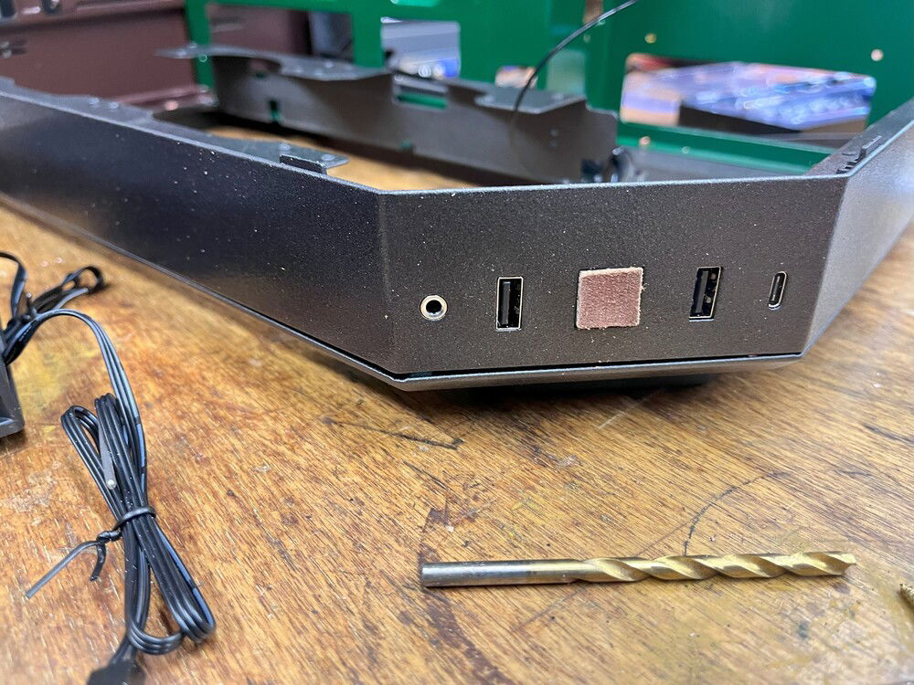 As I was putting it together, I disliked the plastic start, so I chopped a bit of leather and glued it on.  I think I will cut a piece of copper, although I like how it feels, it might be one element that does not fit.