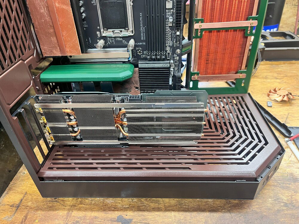 I kind of liked it, but it was way too obtrusive and looked out of place.