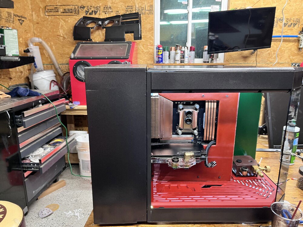 The top and garage looked pretty good, until I knocked the garage on the floor.  I then went to 1/3 inch plyboard.