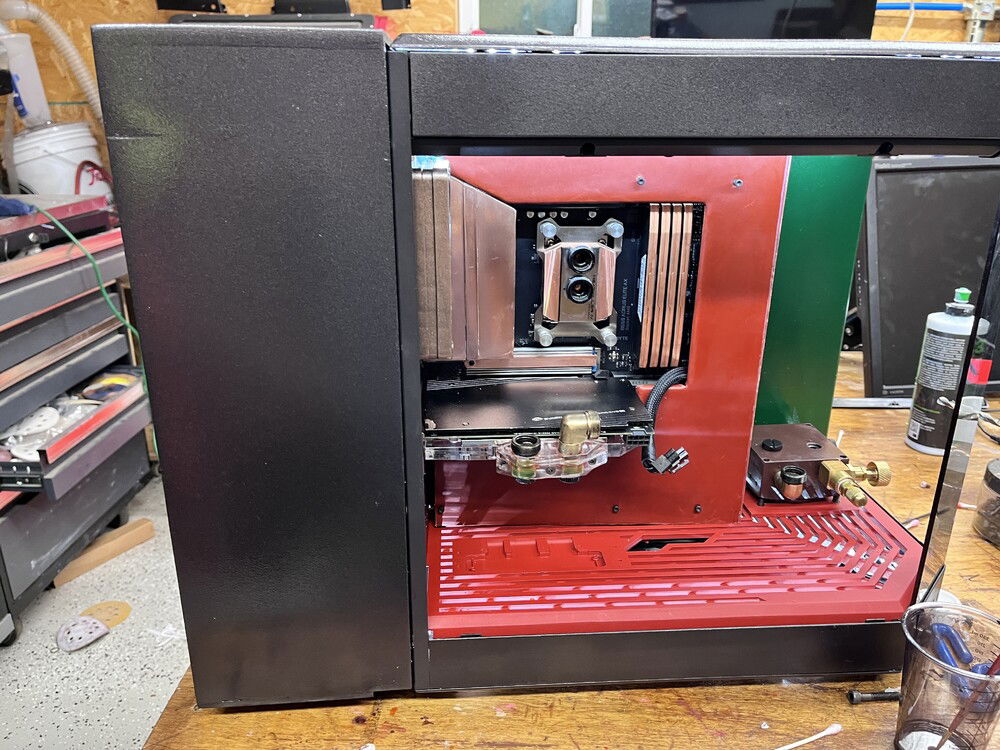 More parts from amazon, speakers, covers, amp and wiring. Then shelving and organizing the addition as it was fast looking like a major upgrade.  I was starting to rethink the garage idea and focus back on the cooling.  

Lesson, it is always easy to get derailed, make a plan to do one thing and then as ideas pop up, have a flip chart and make a parking lot to keep your ideas. 

Lesson (Yes I stopped listing the numbers) Do not keep anything of value or that can be damaged as you go around doing stuff. If it is not your primary concern move it out of the way. Otherwise you will have to rebuild it several times.