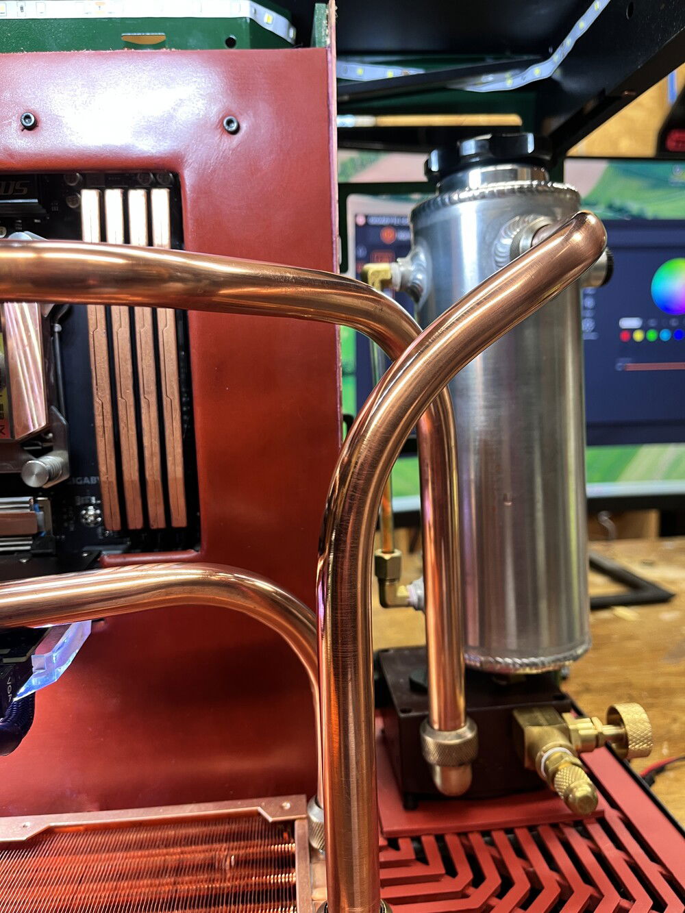 I first painted the pipes with clear and it looked like crap, so I decided I would just go au-natural.  So I have to run a rag with brasso on it once in a while, well I gotta vacuum it out as well.  Minor maintenance for me.