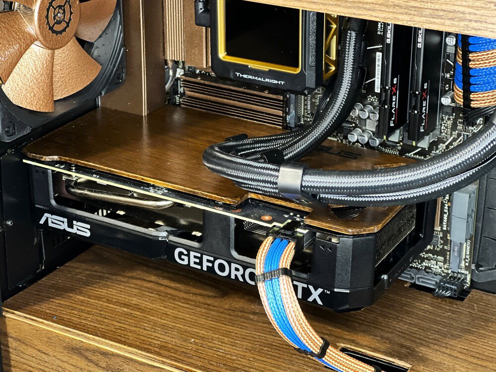 Wood is the new acrylic.