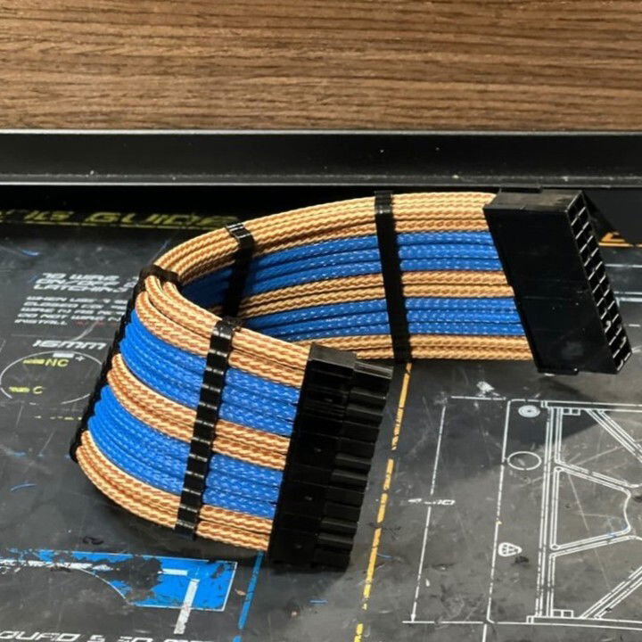 Extensions are handmade with MDPC-X sleeving.