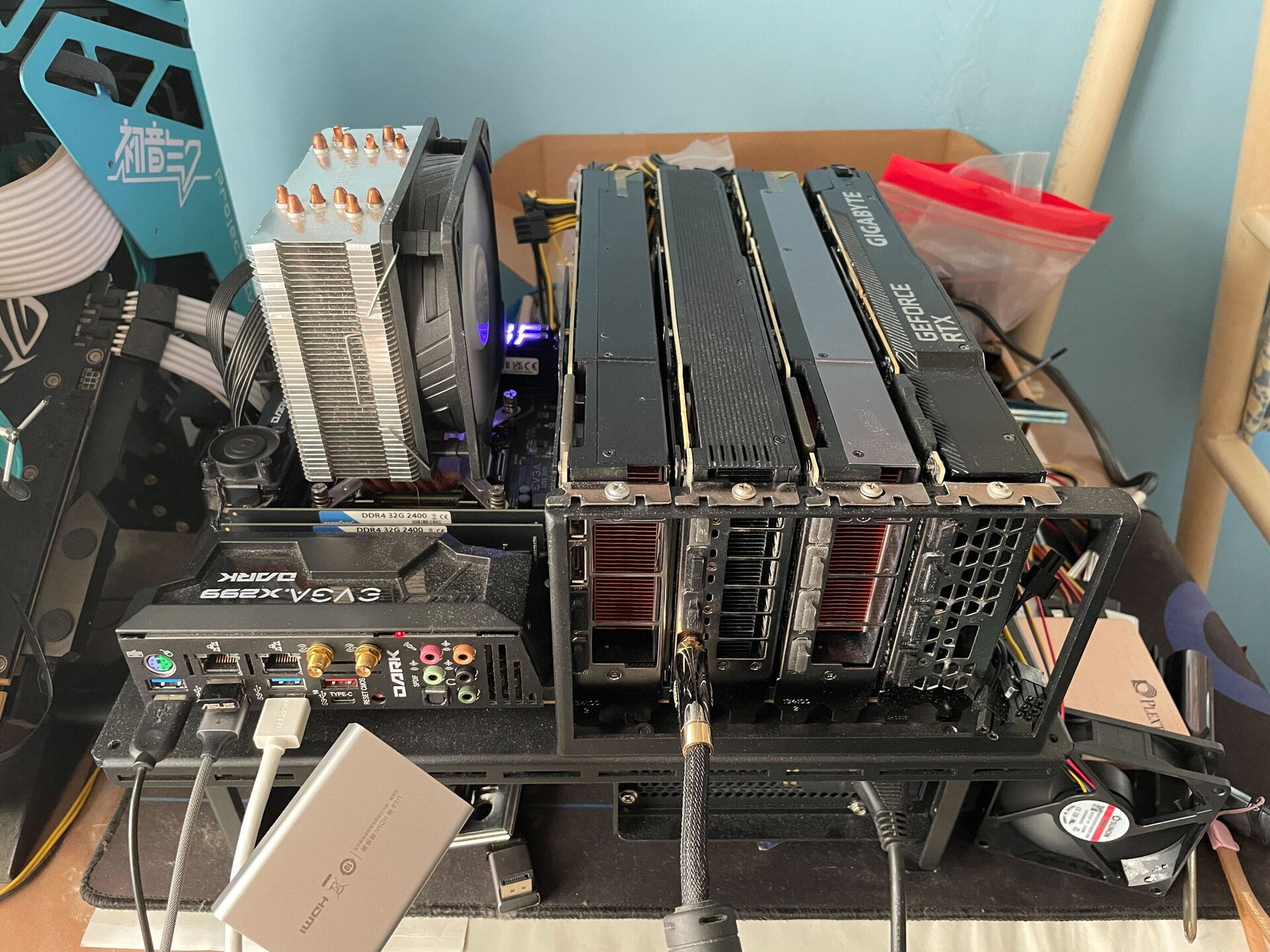 Ai Computer Rigs Small 4x V100 32G SXM2 AI Training rig (v4) » builds.gg