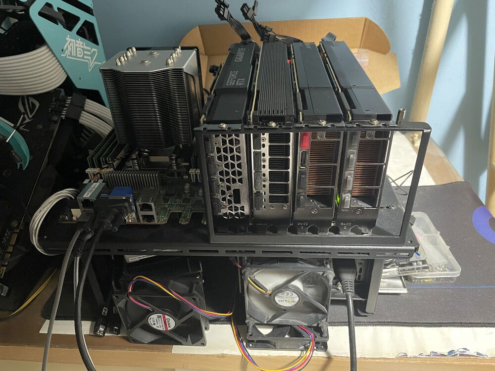 (v2) Still 4 GPU in same case, but platform changed.