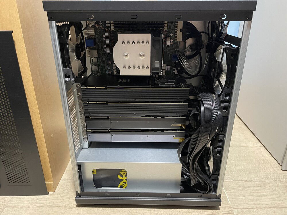 (V3) Machine off (side view).