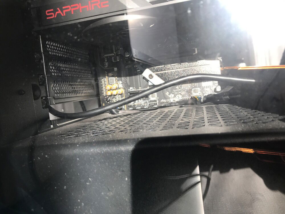 Almost no dust buildup since it was built. August 2023