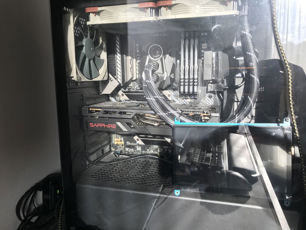 Almost no dust buildup since it was built. August 2023