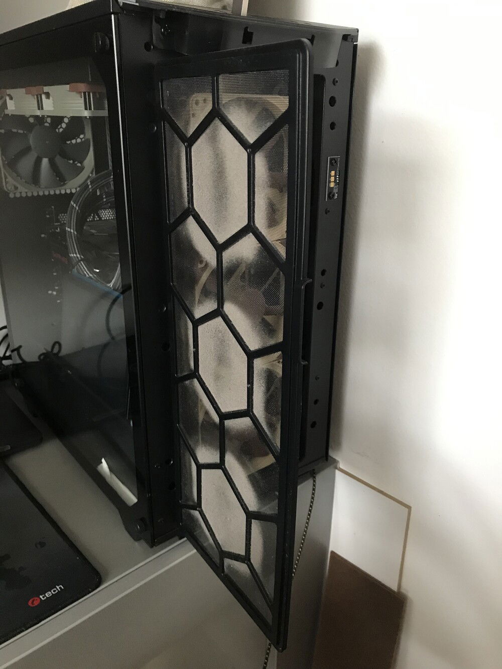 Front filter does its job