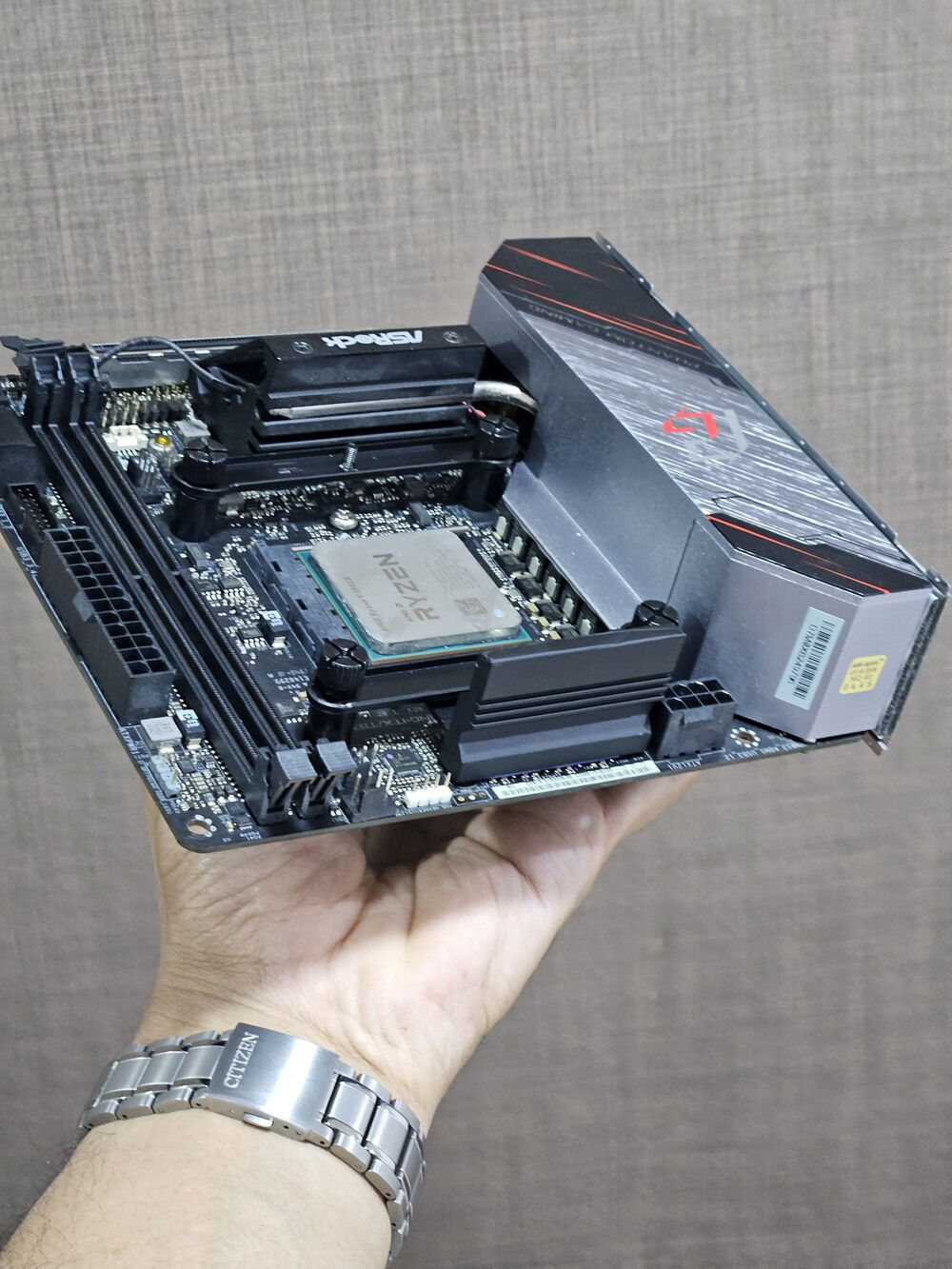 heatsink mod on the Asrock x570 phantom gaming itx/tb3