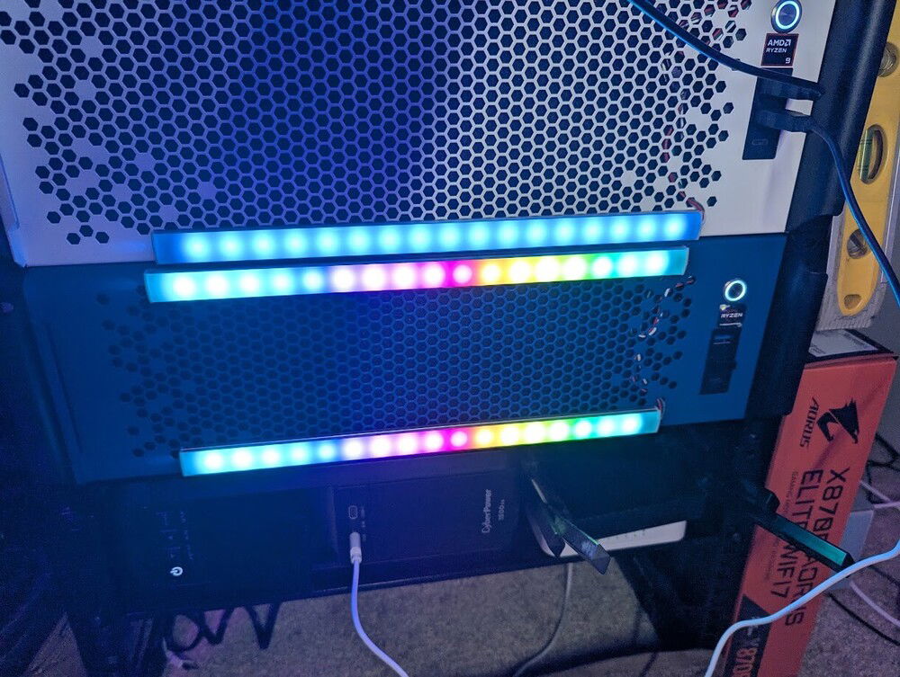 Yeah I know the LED bars are jank. IDC. Its weird not having LEDs.