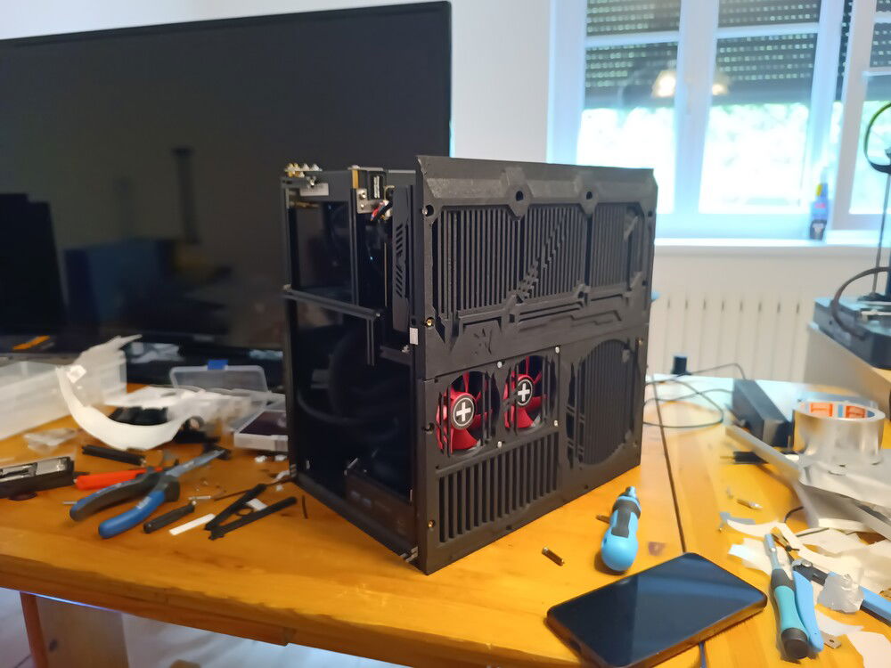 Side panels going on