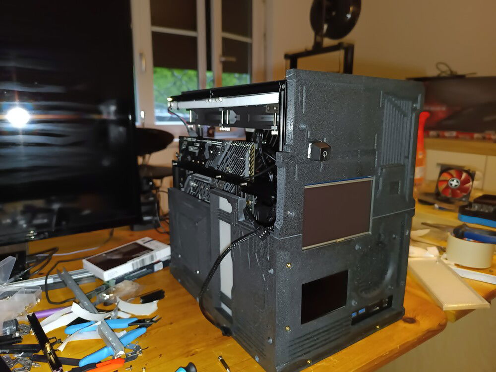 Left side getting assembled